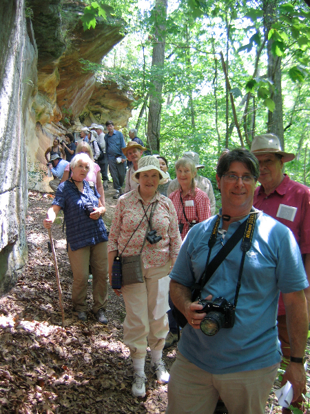 prehistoric-society-members-at-piney-creek-ravine